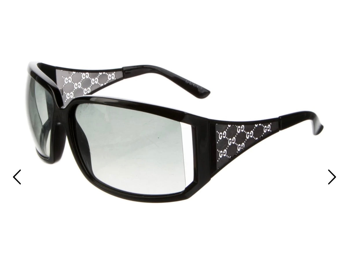 Gucci Vintage Shield Sunglasses