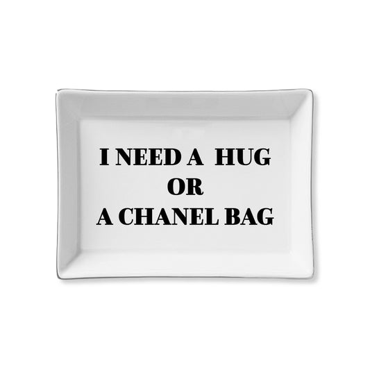 Need a Hug Ceramic Tray