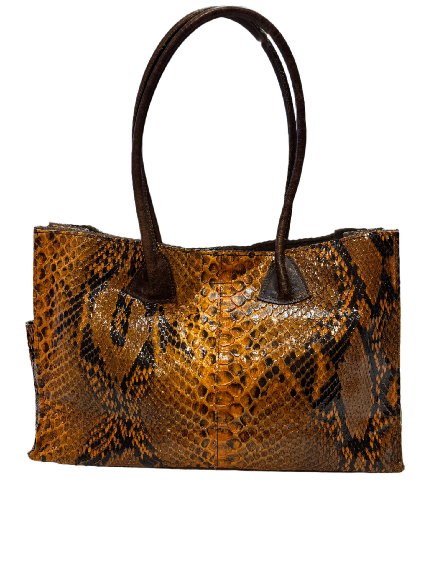 B May Snakeskin Tote