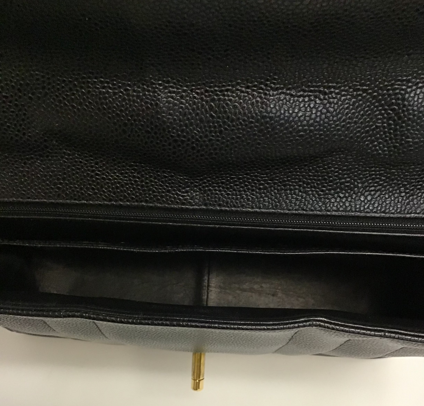 Chanel Vintage Vertical Quilt Top Handle Kelly Bag