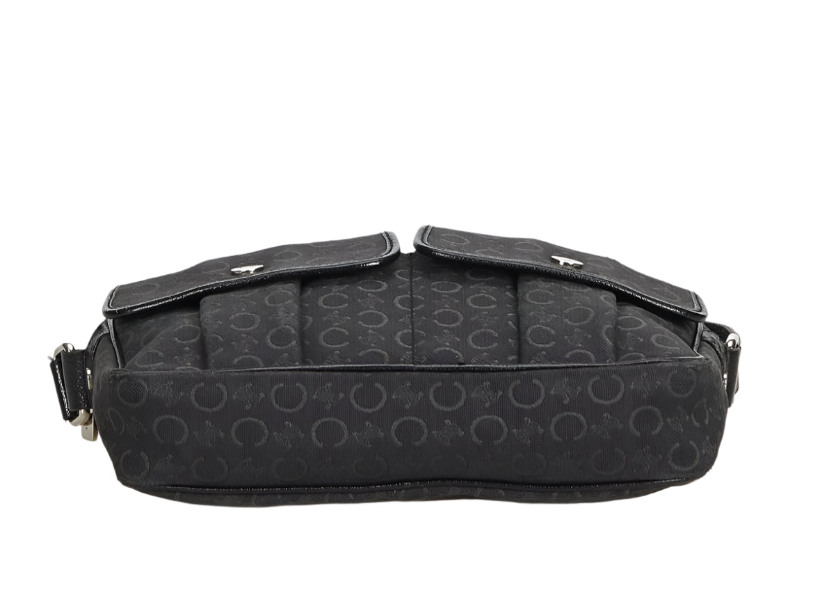 Celine Macadam Jacquard Shoulder Bag