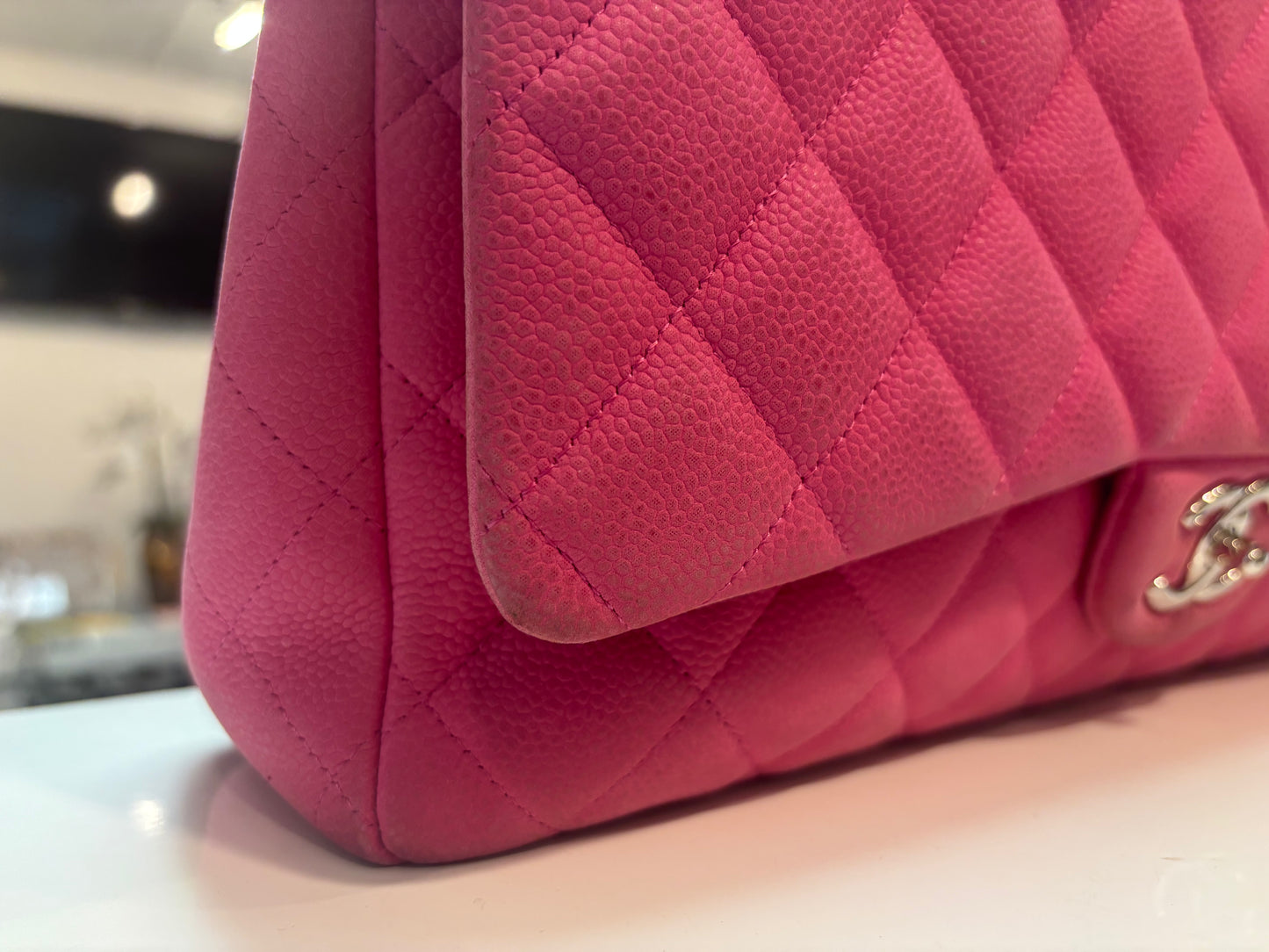 Chanel Caviar Classic Jumbo Handbag