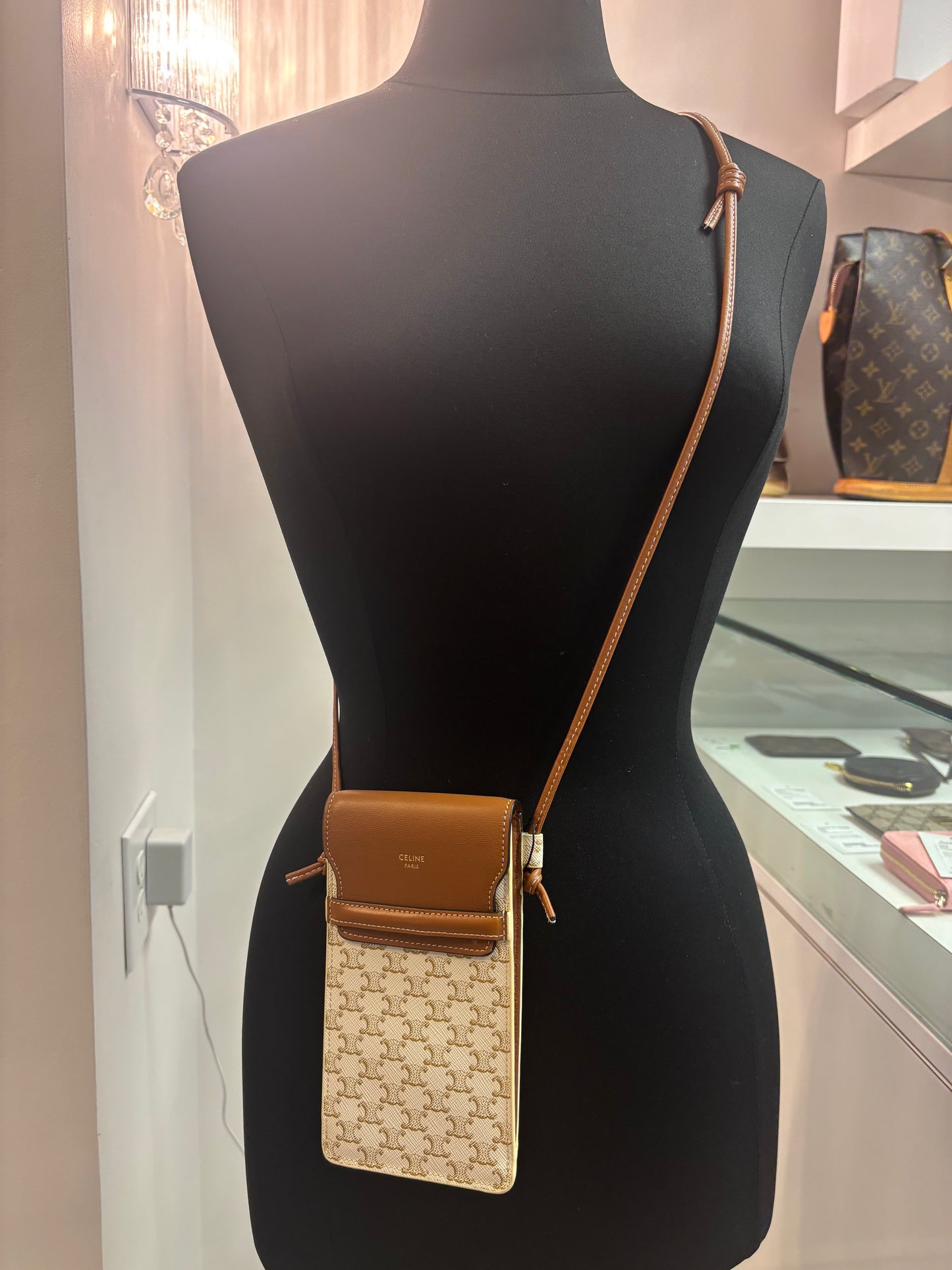 Celine Triomphe Crossbody Phone Bag