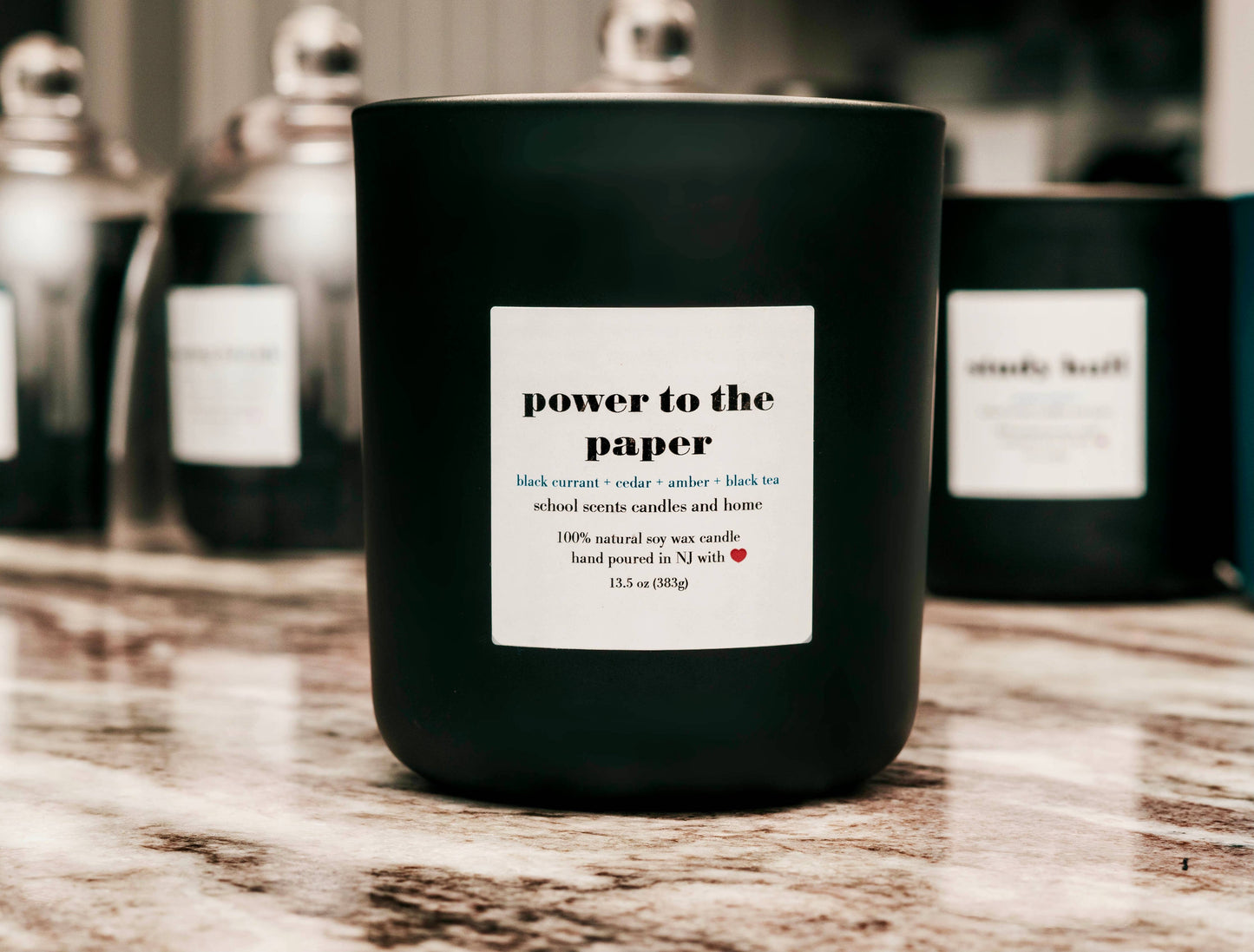 Power to the paper candle: 13.5 oz