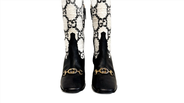 Gucci Tweed Boot