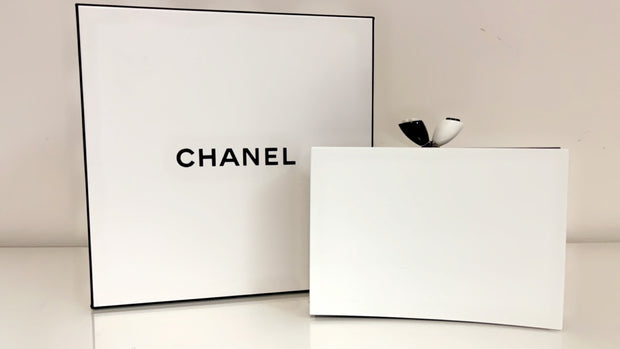 Chanel Lucite Kiss Lock Clutch