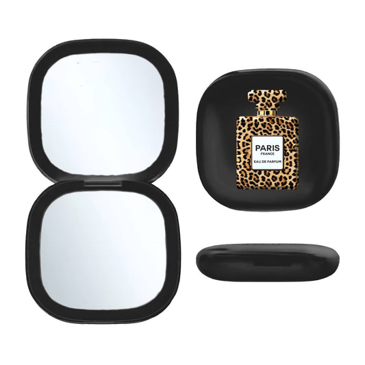Leopard Perfume LED Compact Mirror