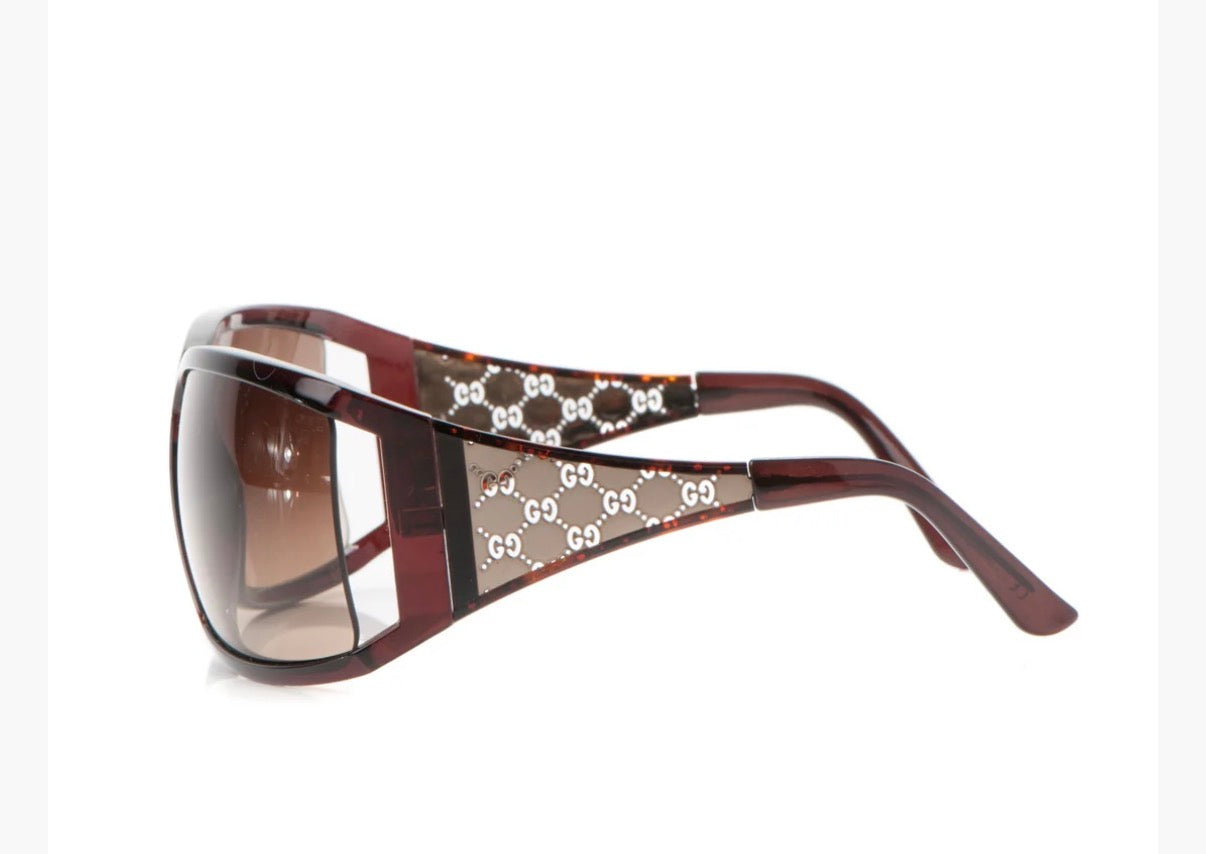 Gucci Vintage Shield Sunglasses