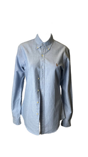 Polo Button Up Long Sleeve Shirt