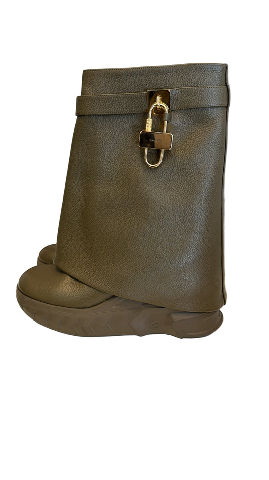 Givenchy Shark Lock Biker Ankle Boot