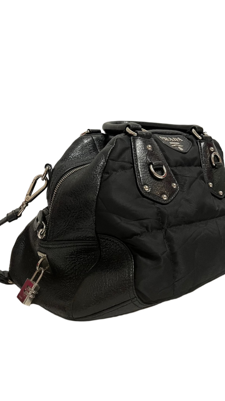 Prada Tessuto Nylon Quilted Shoulder Bag