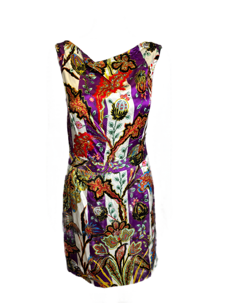 Balenciaga Printed Sleeveless Dress