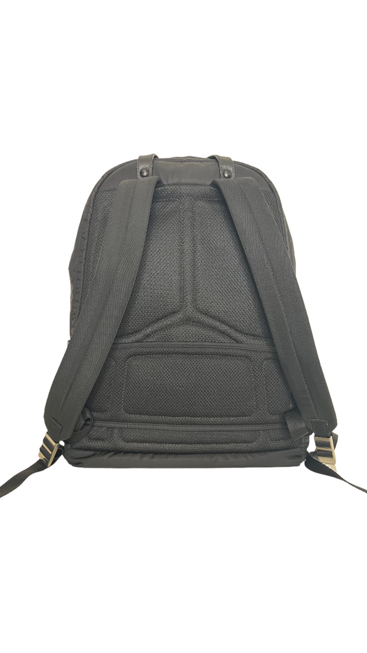 Prada Saffiano Nylon w/ Leather Trim Backpack