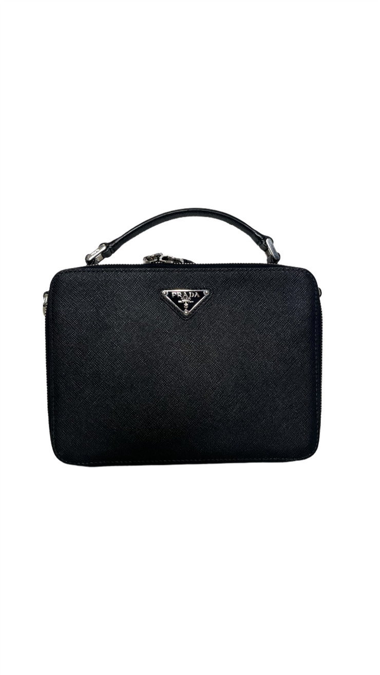 Prada Saffiano Brique Handle Bag