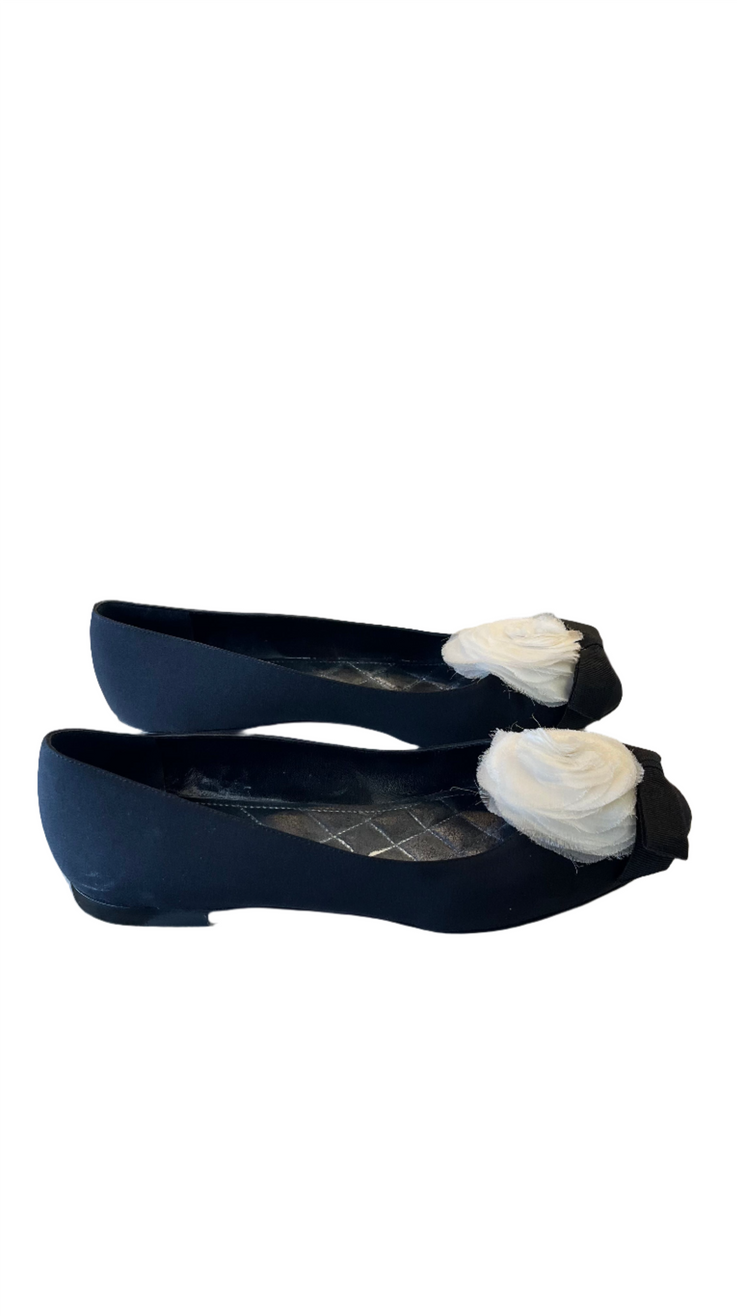 Chanel Camellia Ballerina Flat