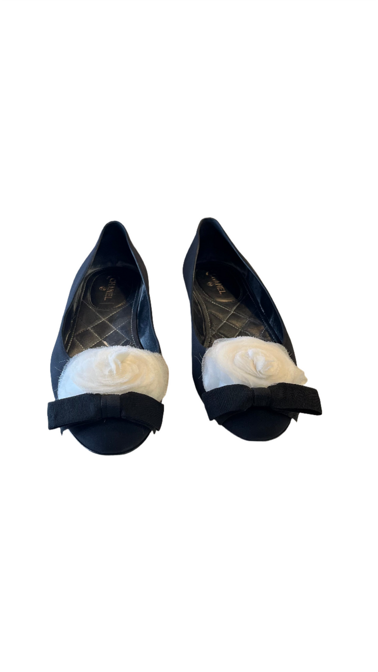 Chanel Camellia Ballerina Flat