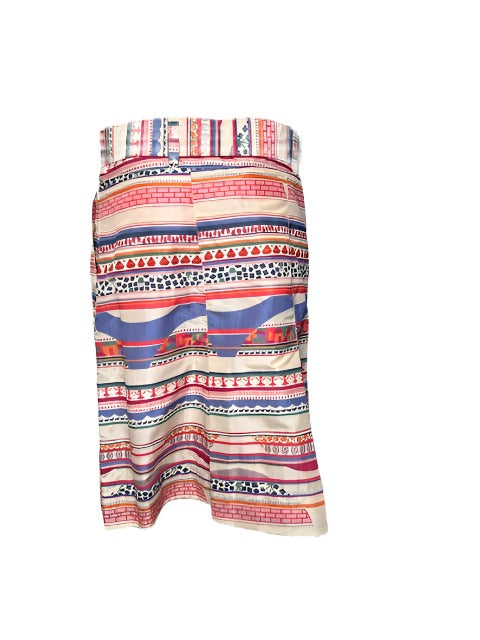 Isabela Capeto Aztec Pleated Skirt