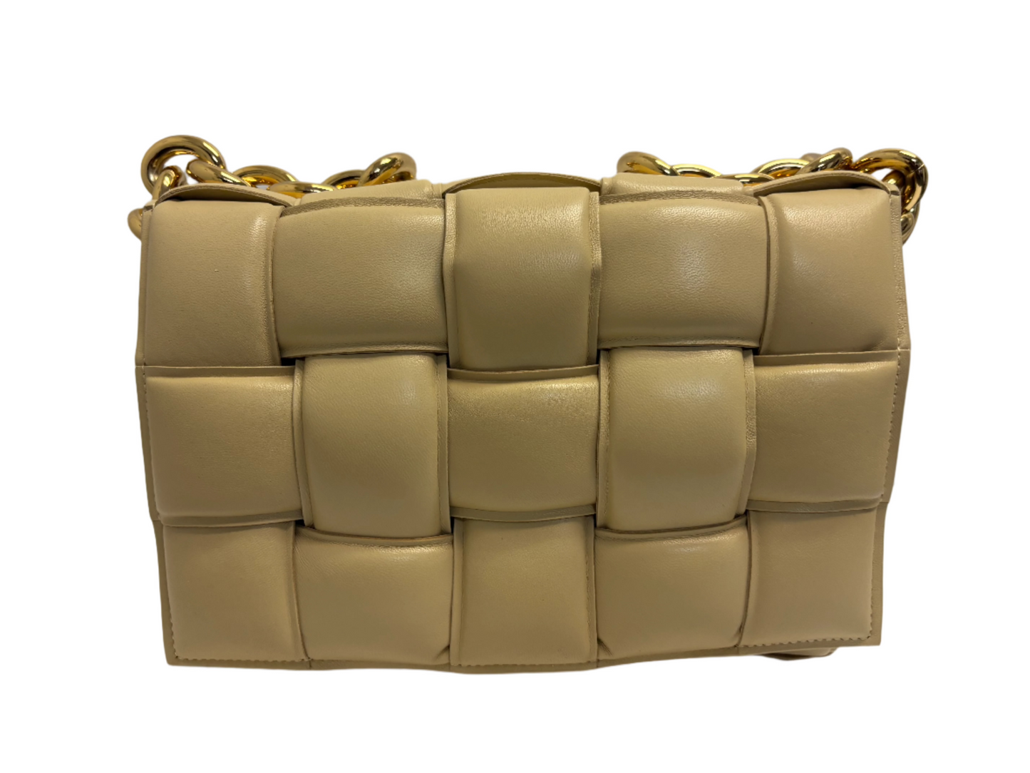 Bottega Veneta Intrecciato Chain Padded Cassette Handbag