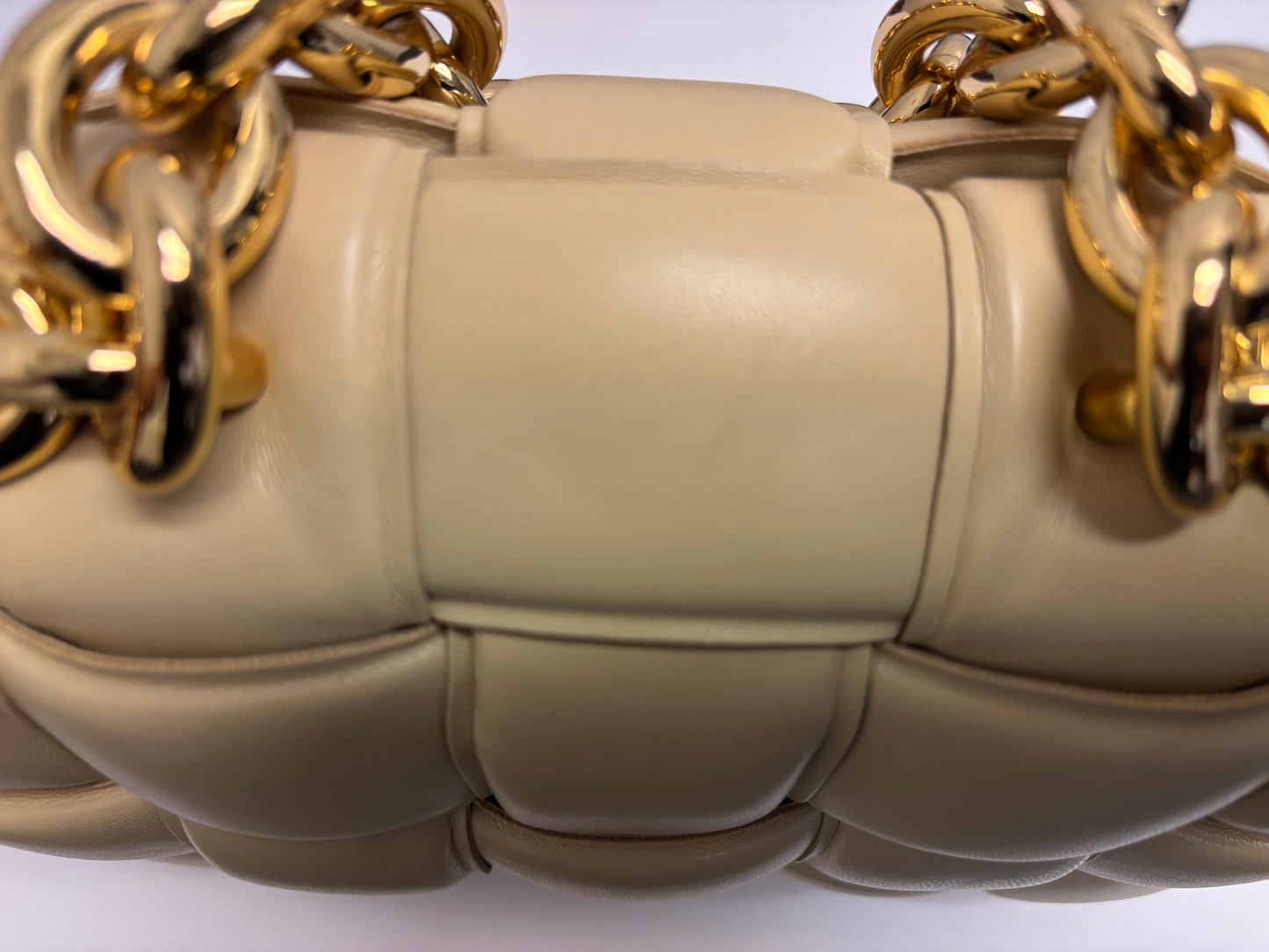 Bottega Veneta Intrecciato Chain Padded Cassette Handbag