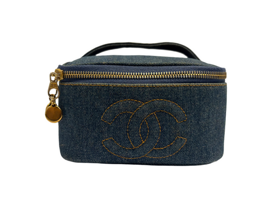 Chanel Denim Jewelry Bag