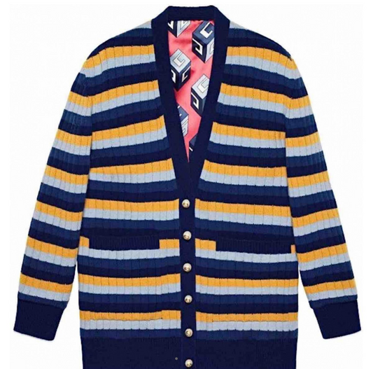 Gucci Reversible Wool and Silk Cardigan