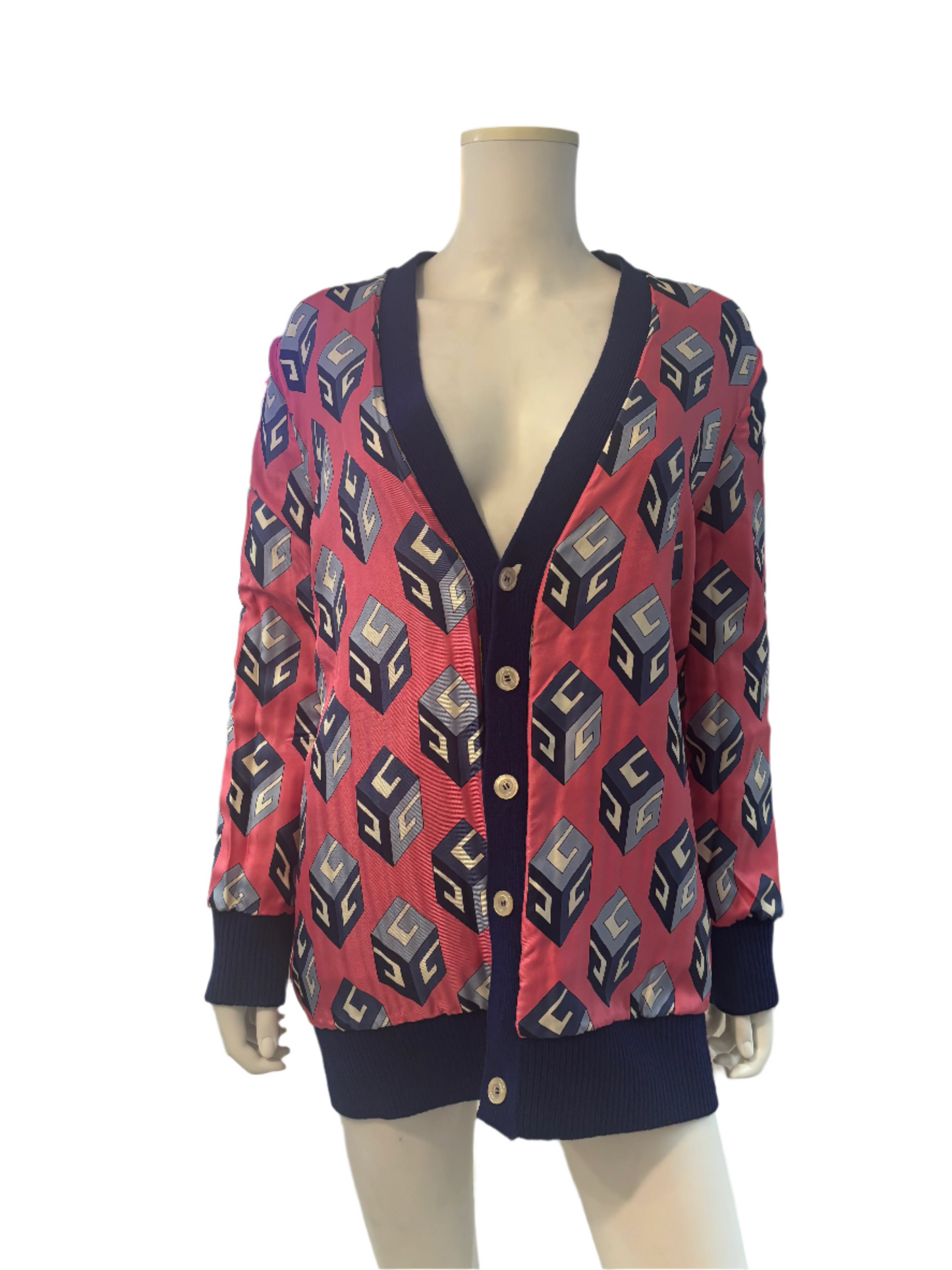 Gucci Reversible Wool and Silk Cardigan