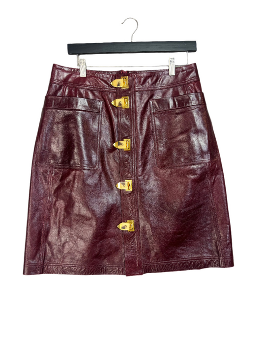 Tory Burch Leather Skirt