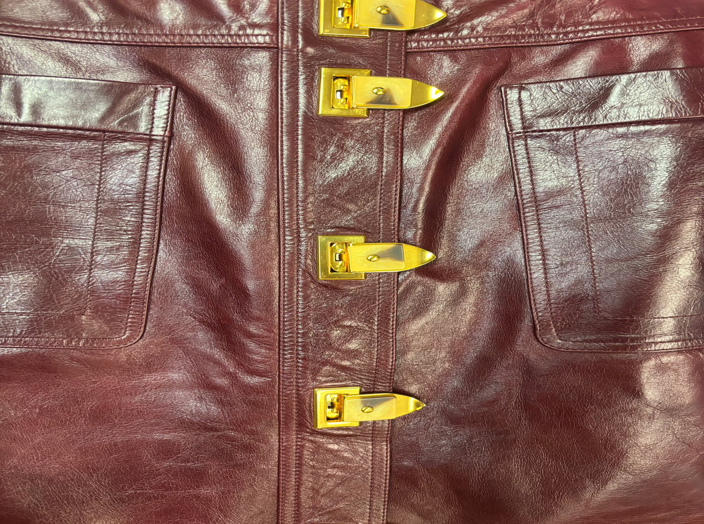 Tory Burch Leather Skirt