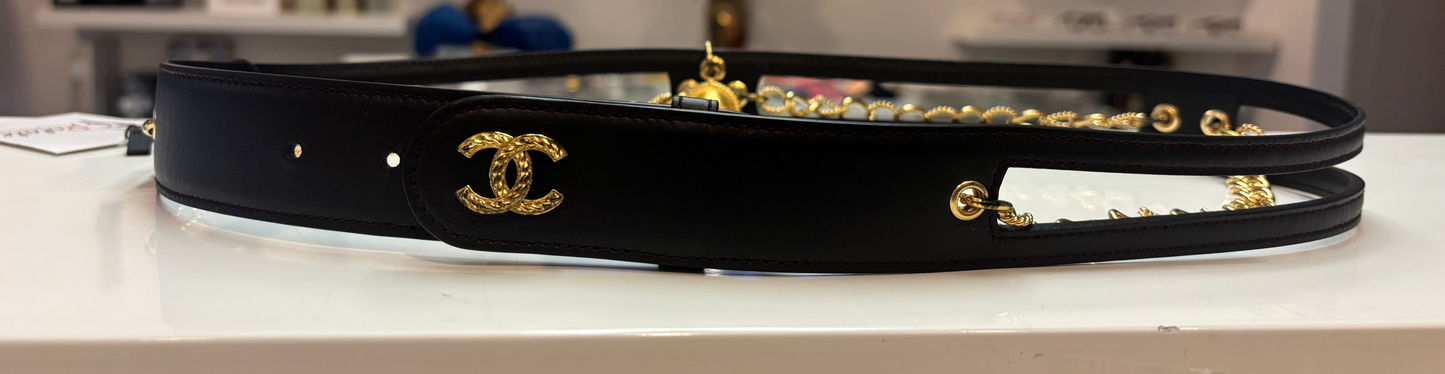 Chanel 2018 Leather Waist Belt