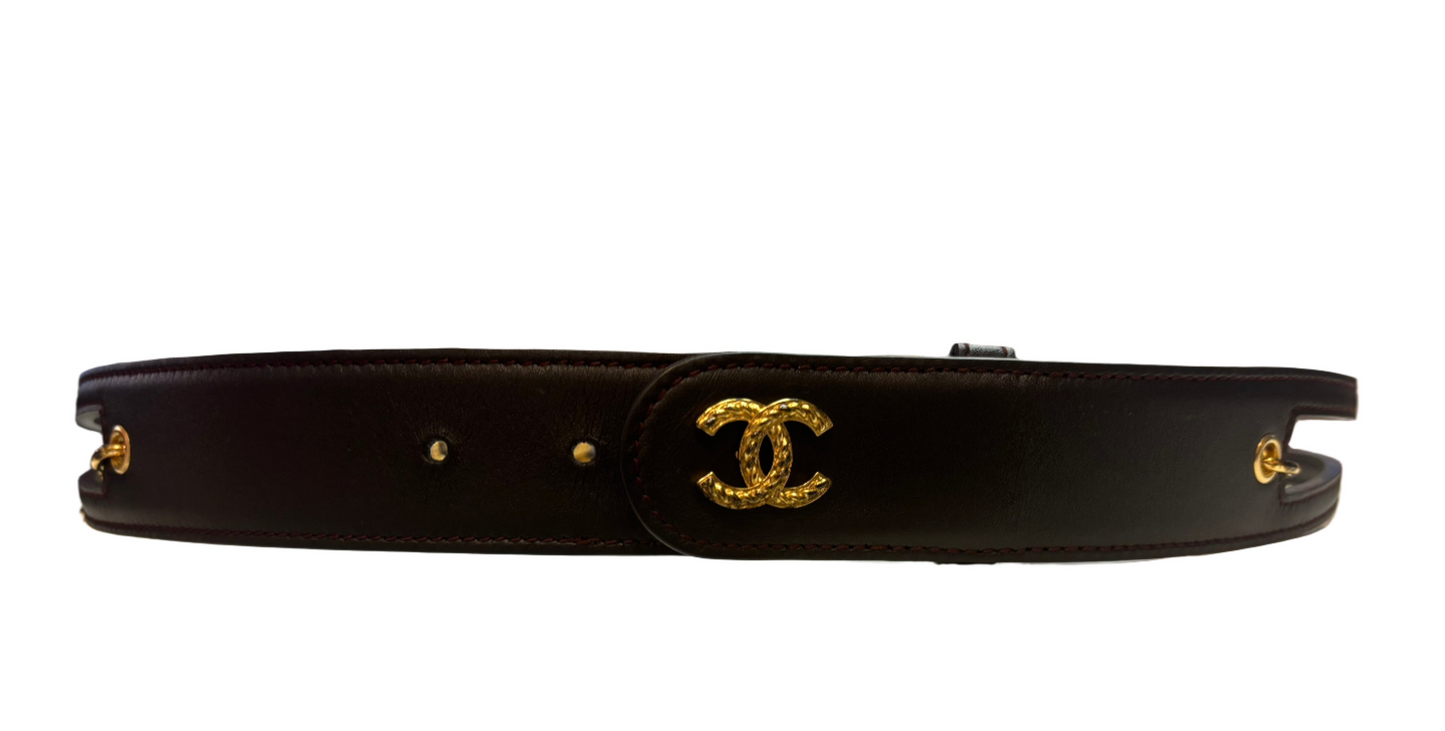 Chanel 2018 Leather Waist Belt