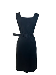 Lafayette 148 Dress Belted Sleeveless Dress