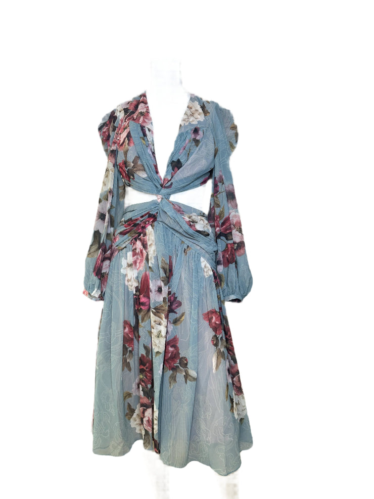 PatBo Floral Midi Length Dress