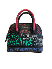 Balenciaga Graffiti Vile XXS Top Handle Bag