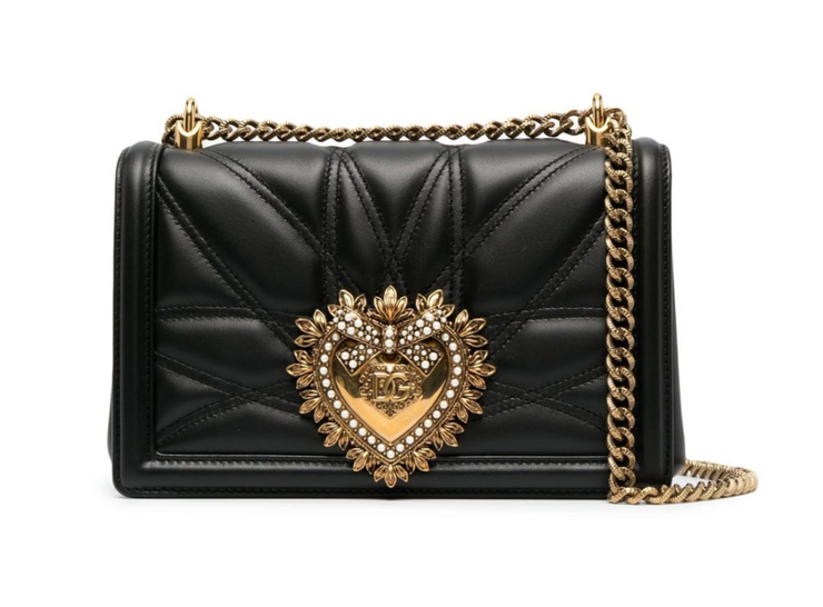 Dolce & Gabbana Medium Quilted Devotion Crossbody