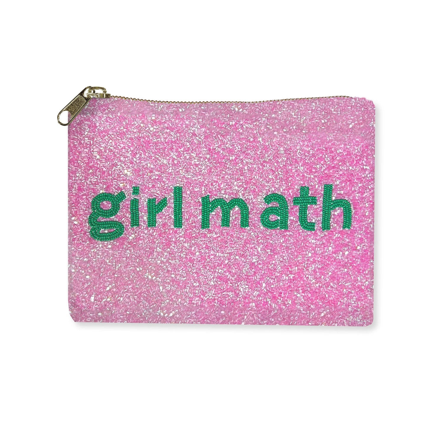 Girl Math Beaded Bag