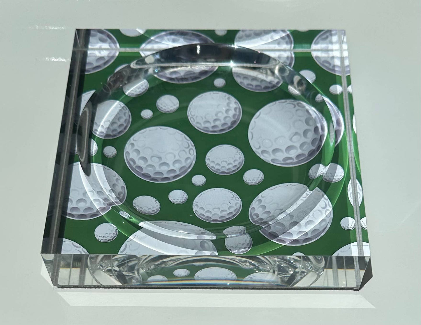 Golf Lover Acrylic Lucite Tray