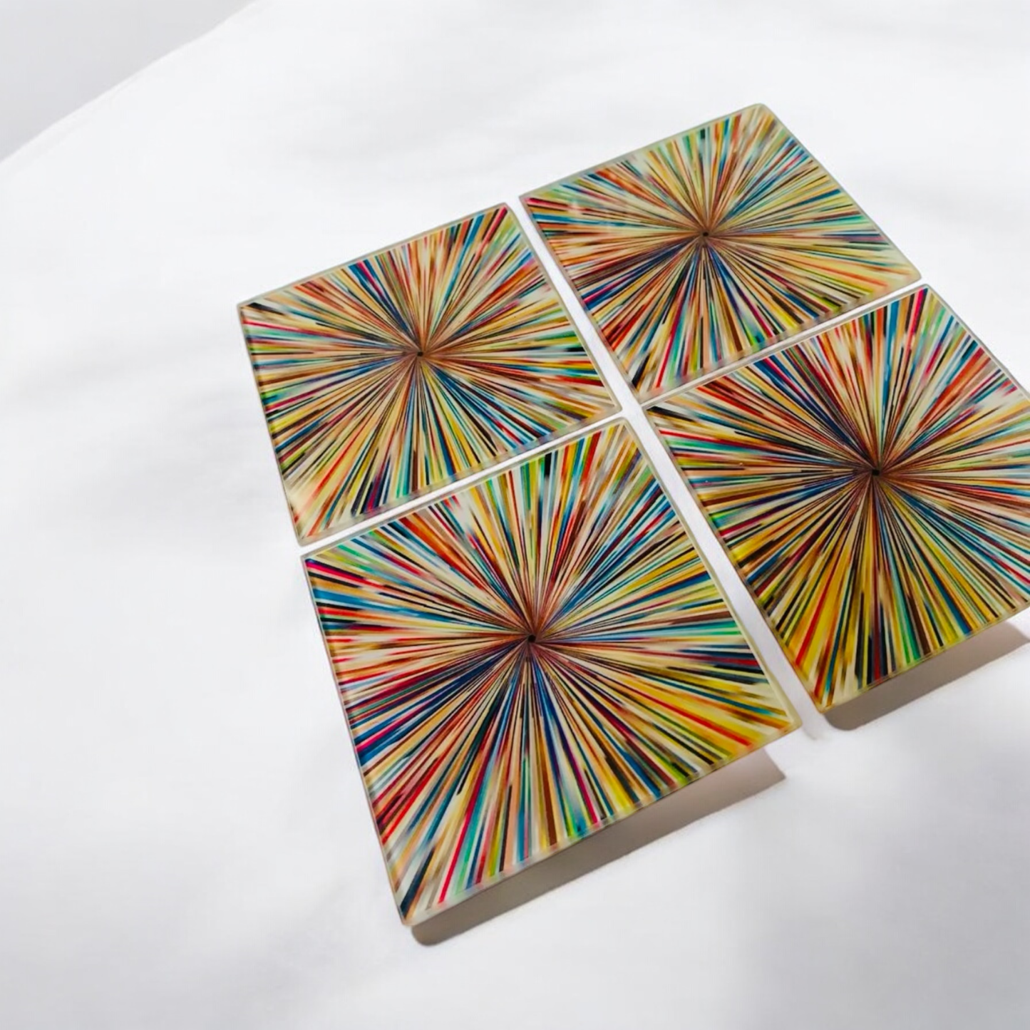 Modern Abstract Prints Coaster Set