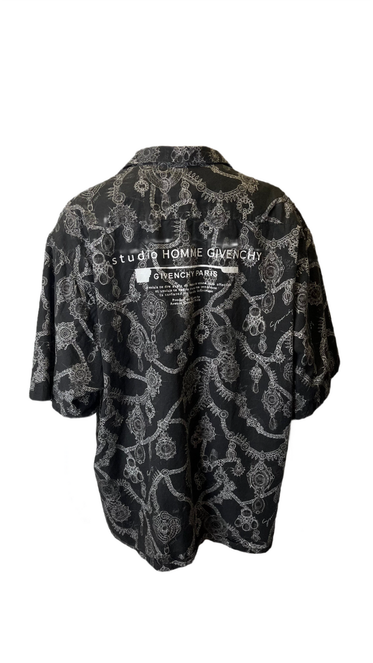 Givenchy Patterned Short Sleeve Shirt