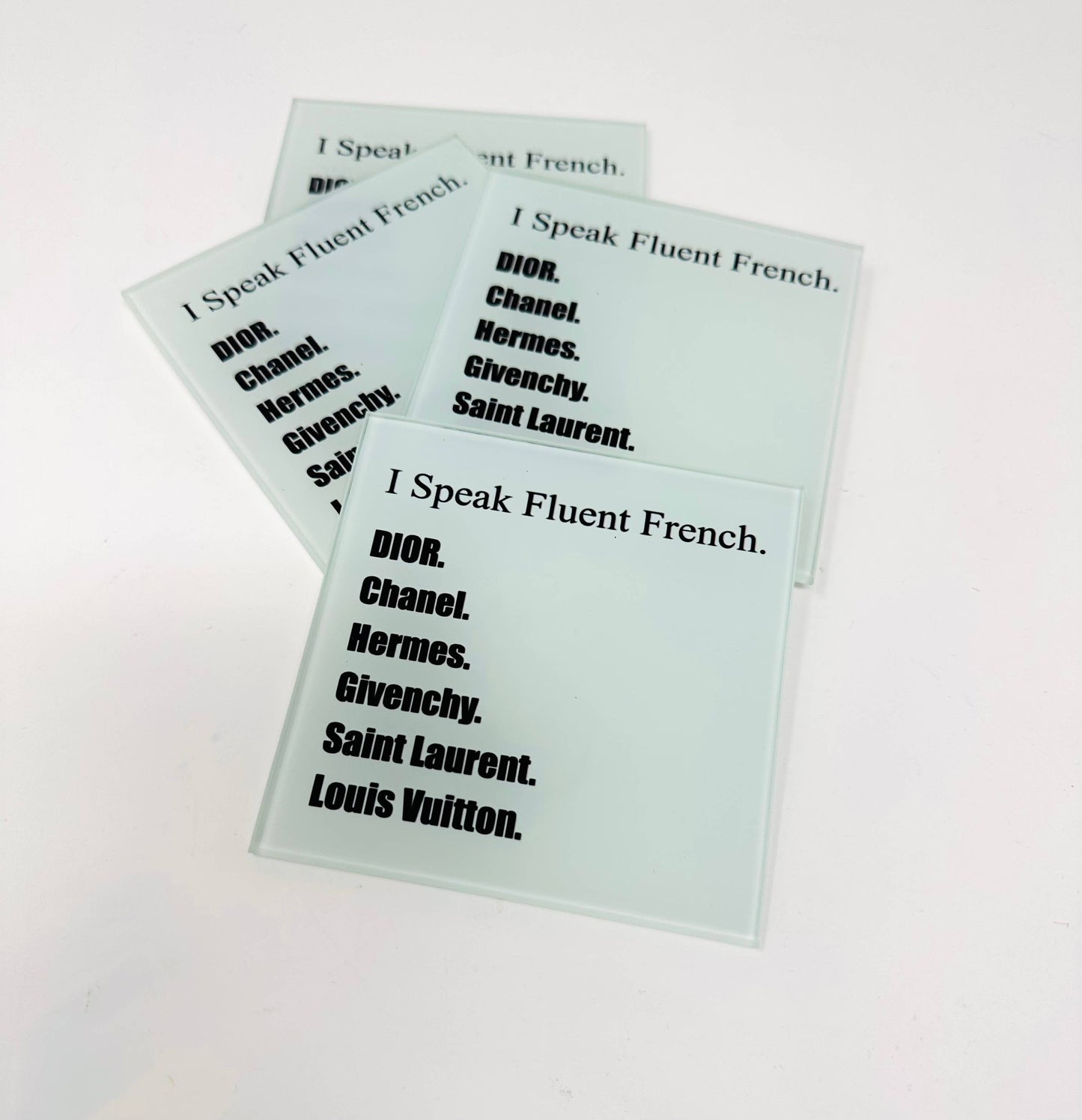 Speak Fluent Coaster Set